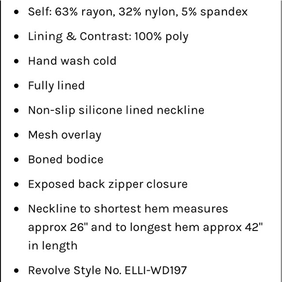 ❤️Elliatt Elysian Black Strapless Dress - Picture 4 of 5